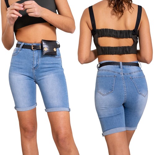 Damen jeans capri hose - jeans,