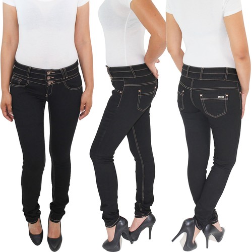 Damen skinny röhrenjeans - skinny,