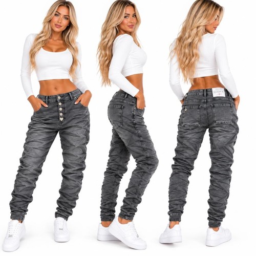 Jewelly damen boyfriend jeans - jewelly,