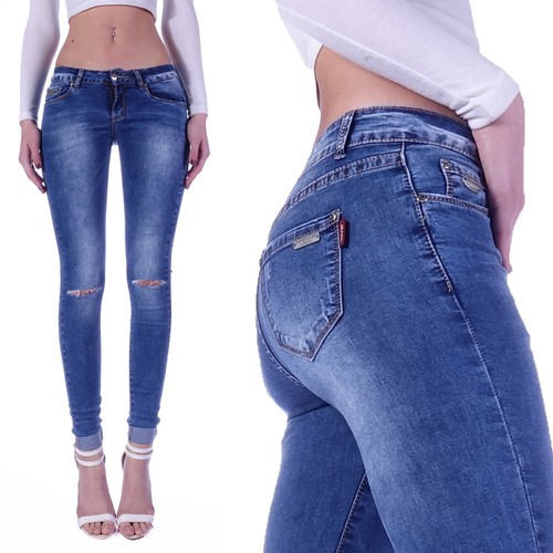 Damen slim röhrenjeans - damen,