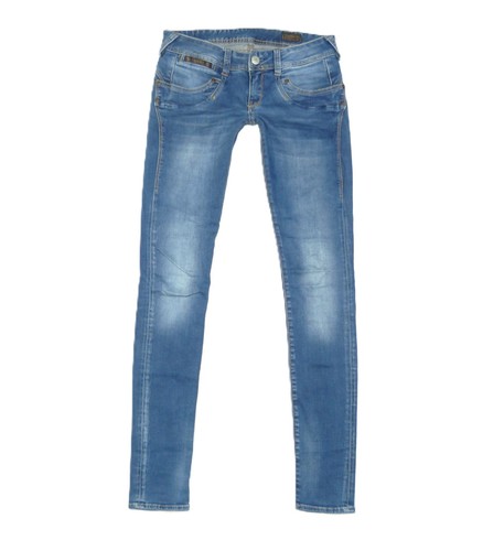 Herrlicher piper slim blau - piper,