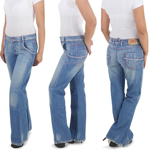 Damen bootcut hose hüfthose - damen,