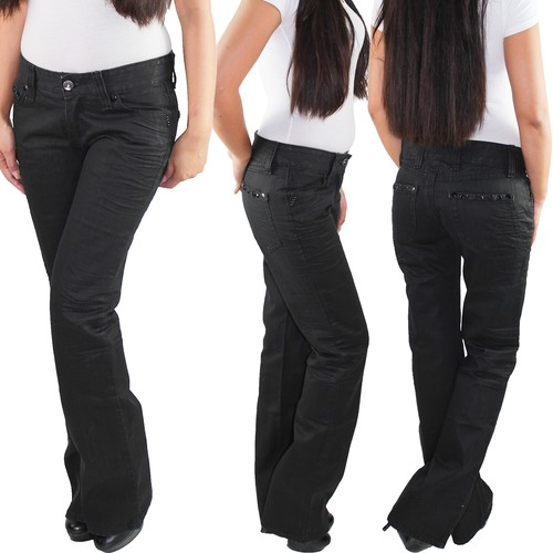 Damen schlaghose schlagjeans - schlaghose,
