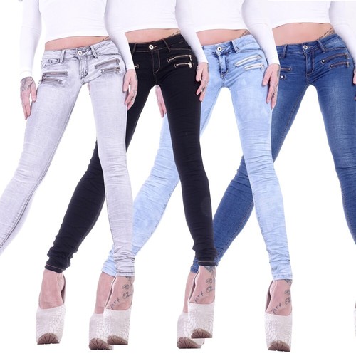 Damen jeans röhrenjeans - jeans,