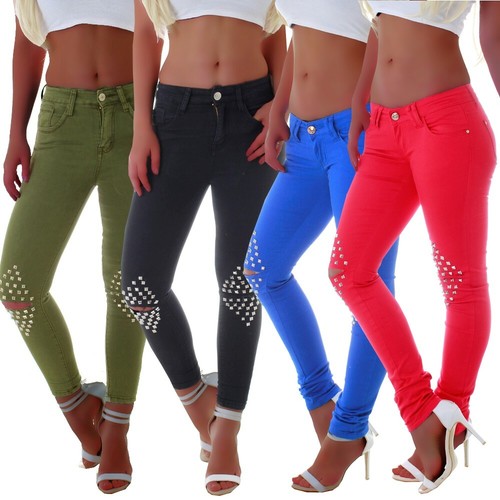 Damen slim fit röhrenjeans - slim,
